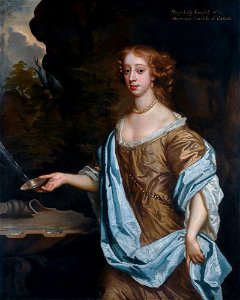 Mary, Countess of Orrery, by studio of Peter Lely