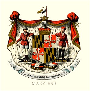 Maryland state coat of arms (1876, restored TIF)