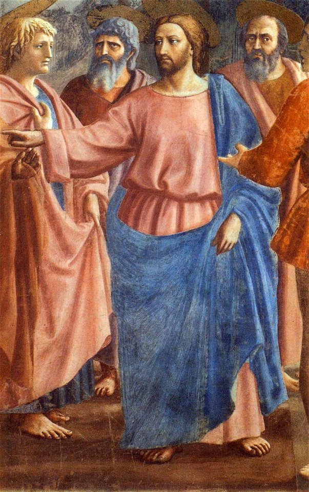 Masaccio - Tribute Money (detail) - WGA14198