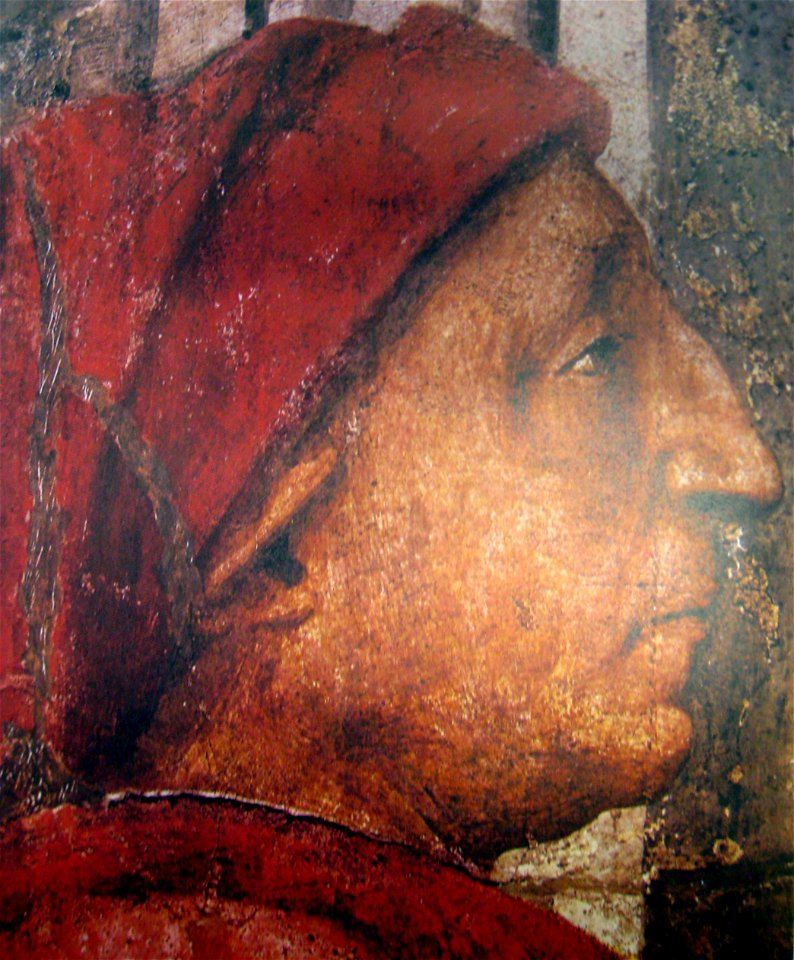 Masaccio, trinita, dettaglio 5a