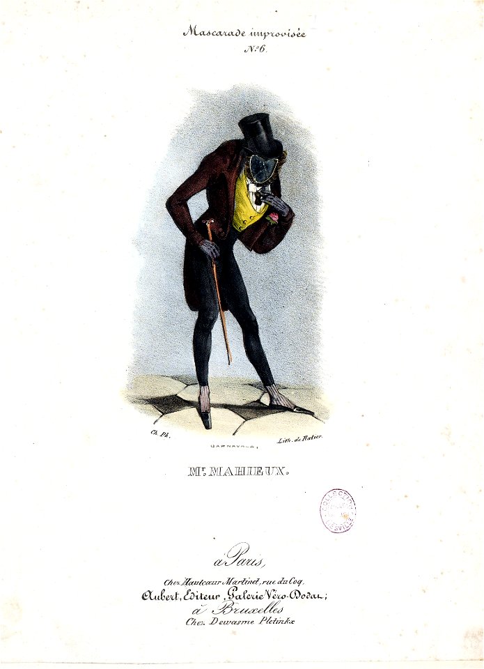 Mascarade improvisée - M. Mahieux