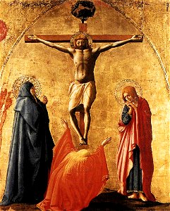Masaccio - Crucifixion - WGA14199. Free illustration for personal and commercial use.