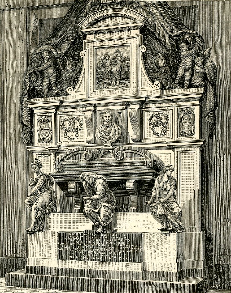 Monumento a Michelangelo Buonarroti nella chiesa di Santa Croce