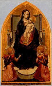 Masaccio. San Giovenale Triptych. Central panel. c.1422.