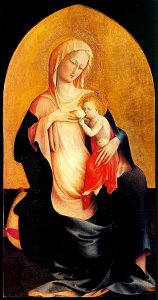 Masolino, madonna dell'umiltà, firenze