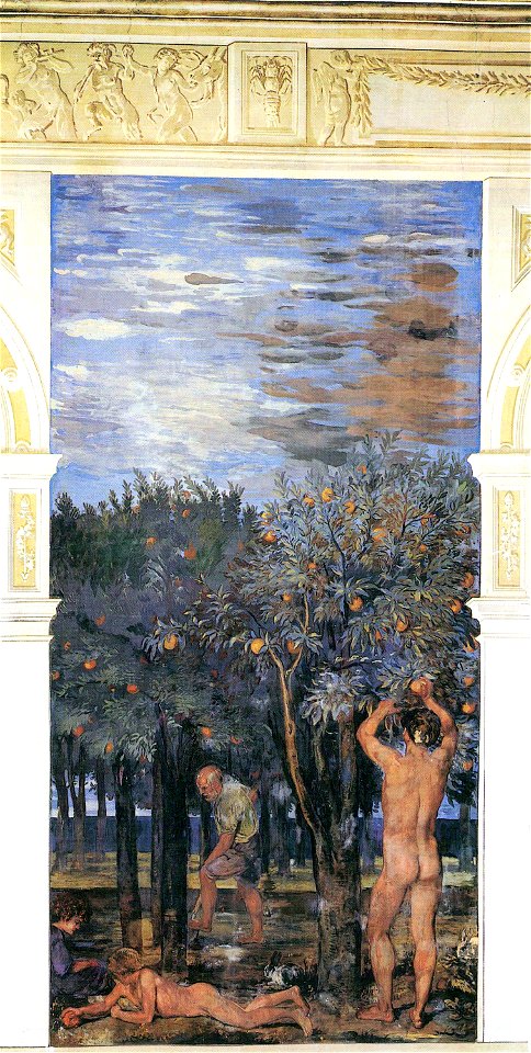Marées, affresco, Stazione zoologica, Napoli (7)