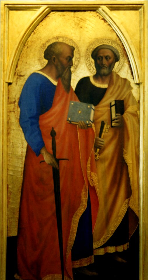 Masolino, santi pietro e giuliano, philadelphia