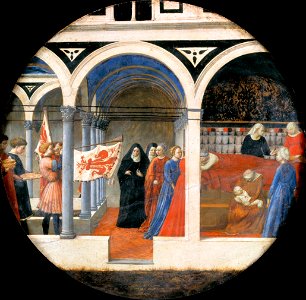 Masaccio. Desco da parto - ca. 1420 - Gemäldegalerie, Berlin