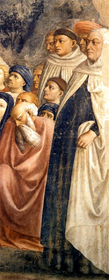 Masolino - St Peter Preaching (detail) - WGA14237