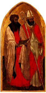 Masaccio. San Giovenale Triptych. Left panel. c.1422.