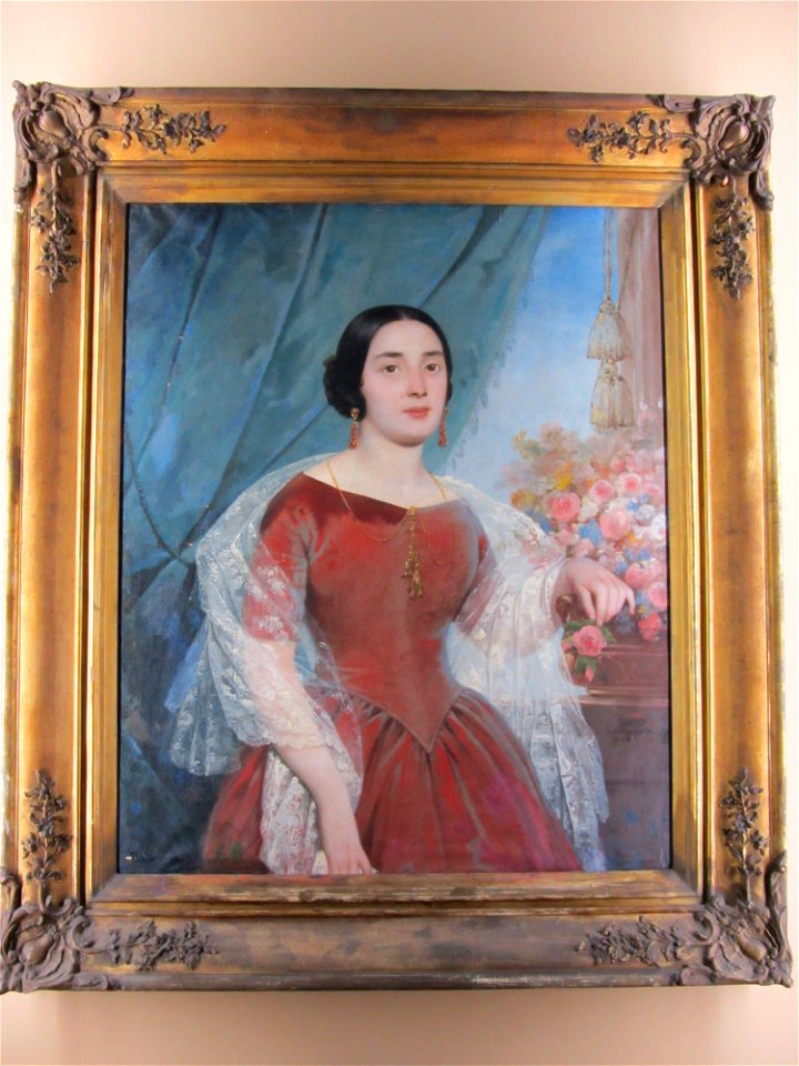 Monvoisin, Raymond - Luisa Recabarren de Foster -ost 112x81.5 CP f01