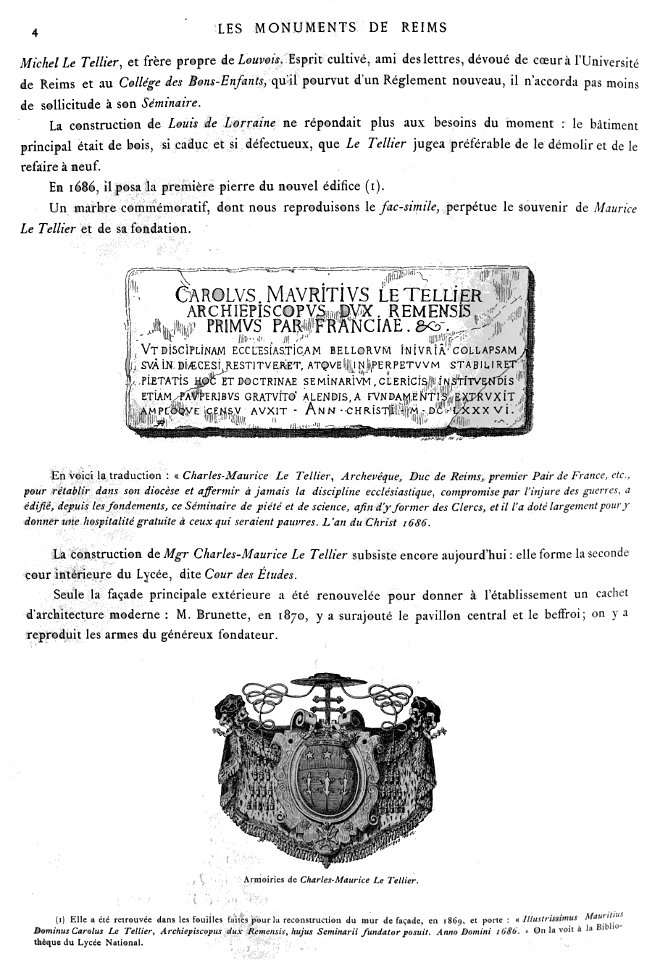 Monuments historiques de Reims Collegium 89197