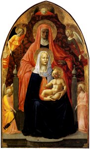 Masaccio - The Madonna and Child with Saint Anne - WGA14218