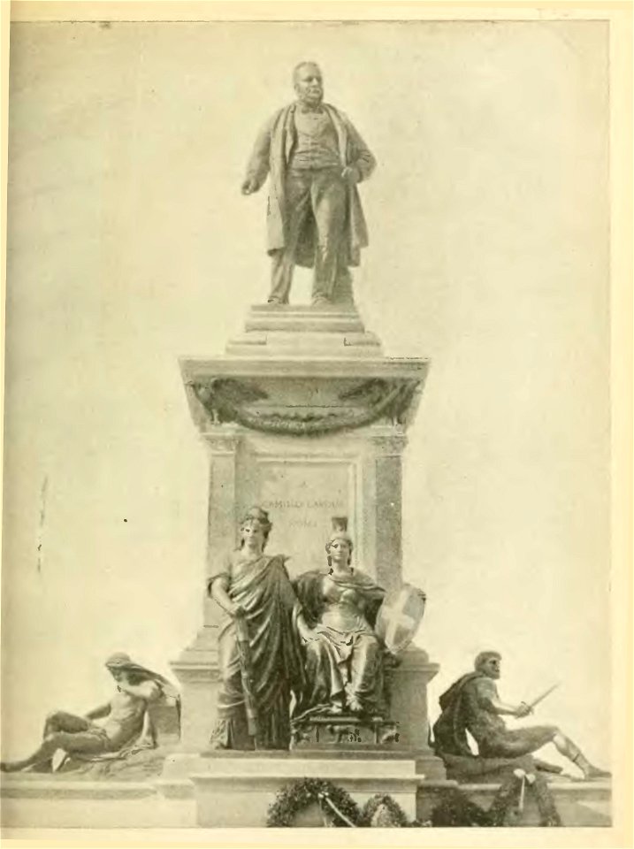 Monumento a Cavour - Roma italiana, 1870-1895 (page 445 crop)