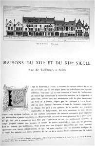 Monuments historiques de Reims rue Tambour 89231