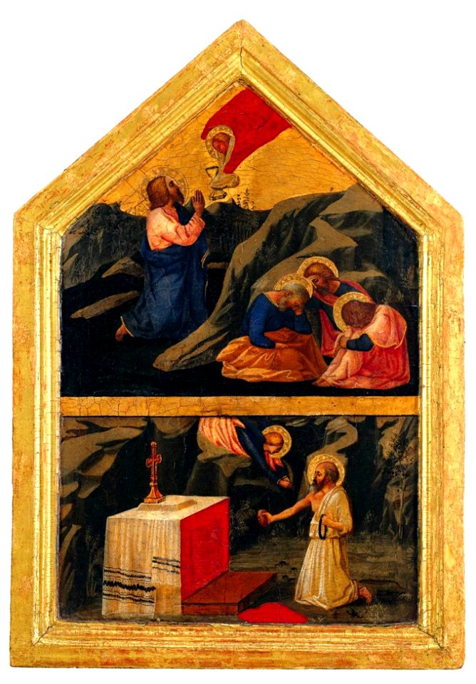 Masaccio. The Agony in the Garden. ca. 1426. Altenburg, Lindenau Museum.