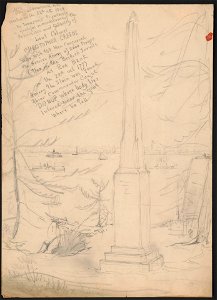 Monument on the banks of the Delaware River LCCN2016648735