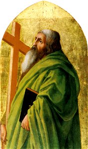 Masaccio, polittico di pisa, sant'andrea, malibu, 51x31 cm