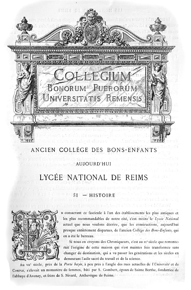 Monuments historiques de Reims Collegium 89194