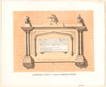 Monumental tablet to the memory of Abraham Lincoln LCCN2004670634