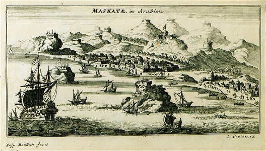Maskatae in Arabien - Peeters Jacob - 1690