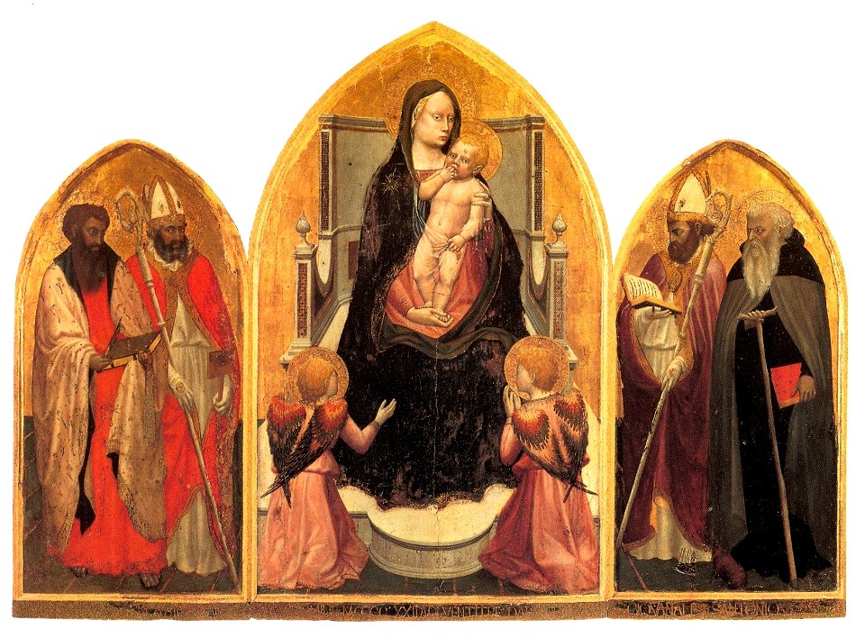 Masaccio. San Giovenale Triptych.