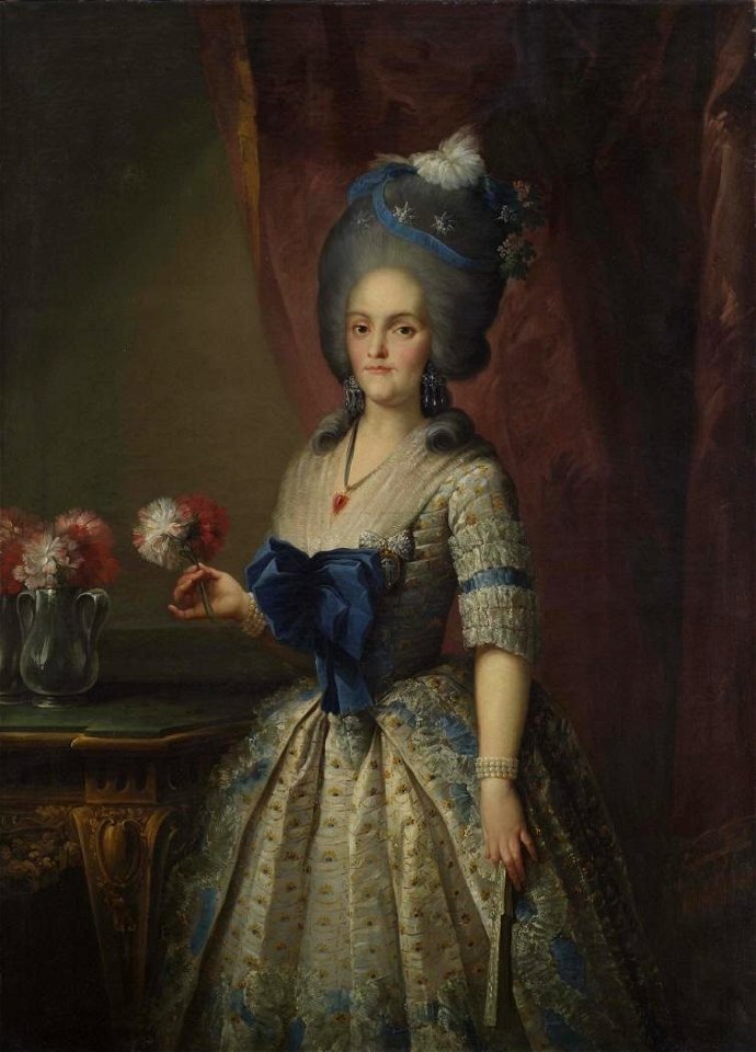 María Luisa de Parma como princesa de Asturias (Real Academia de Bellas Artes de San Fernando)