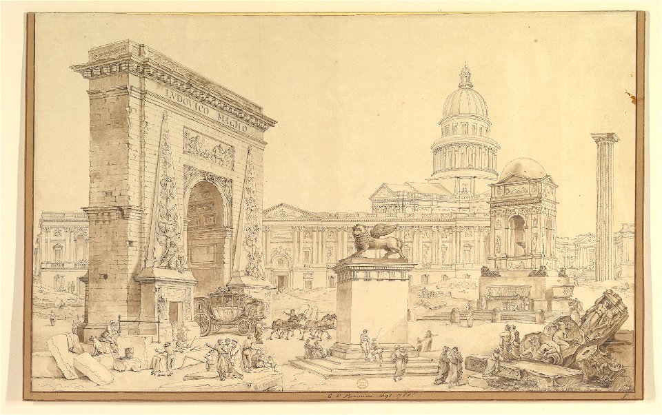 Monuments of Paris, 18th century