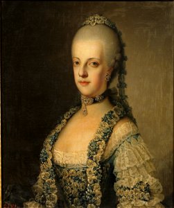 María Carolina de Habsburgo-Lorena, reina de Nápoles. Free illustration for personal and commercial use.
