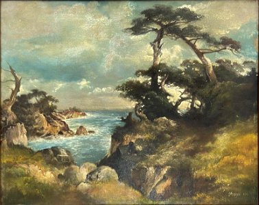 Near Point Lobos, China Cove, Monterey Coast, California by Thomas Moran