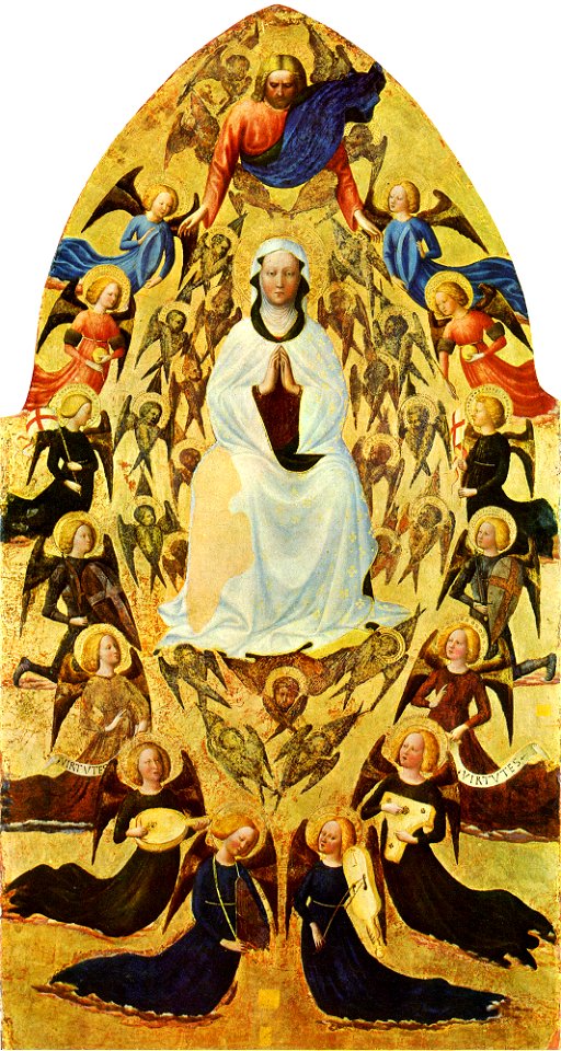 Masolino, assunzione della vergine, napoli