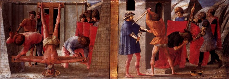 Masaccio - Predella panel from the Pisa Altar - WGA14204