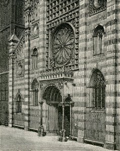Monza facciata del Duomo di San Giovanni