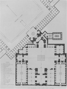 Masjid Shah, General Plan by Pascal Coste