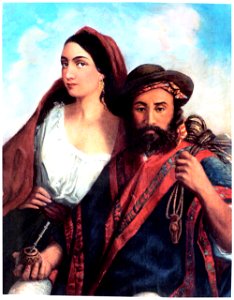 Monvoisin, Raymond - Matrimonio paraguayo -1859 ac p 32x24 MNBAar