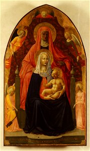 Masaccio Masolino - Sant'Anna Metterza - Google Art Project