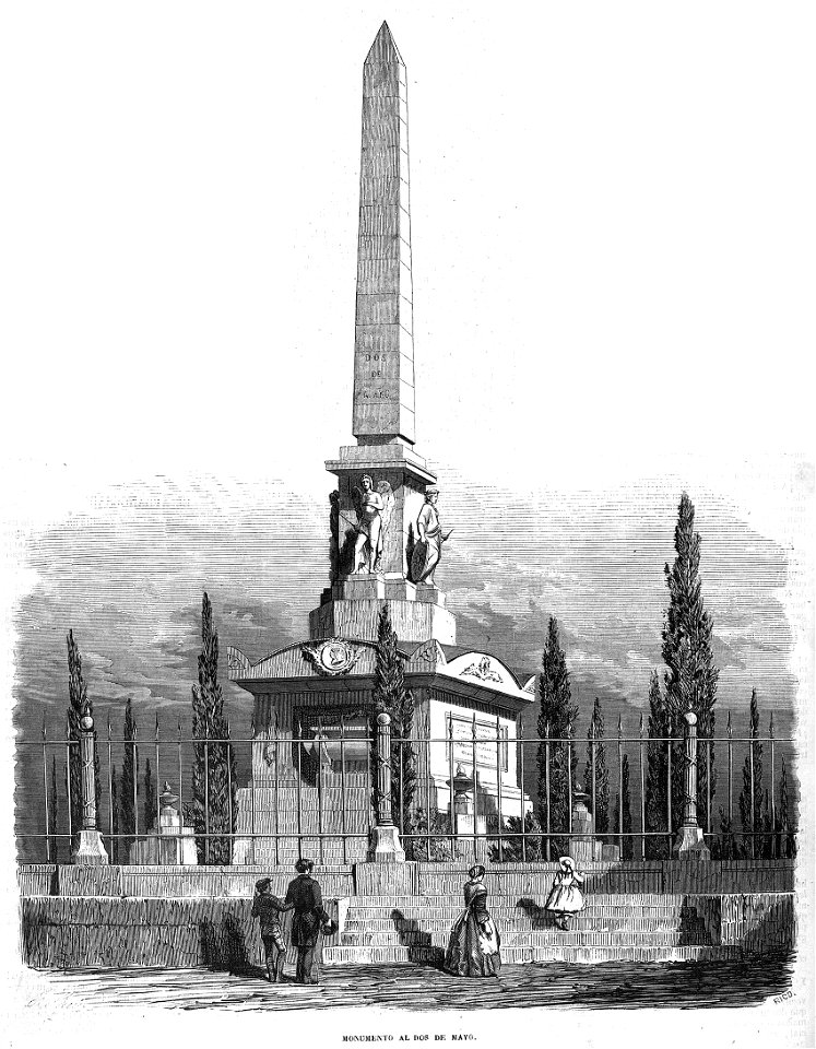 Monumento al Dos de Mayo, en El Museo Universal