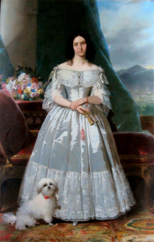 Monvoisin, Raymond - Dama de Peru -ost 162x132 FCardoen f01.2