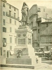 Monumento a Giordano Bruno - Roma italiana, 1870-1895 (page 173 crop)