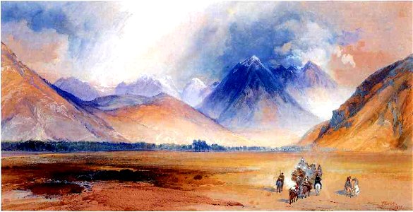 The Yellowstone Range near the Crow Mission Thomas Moran