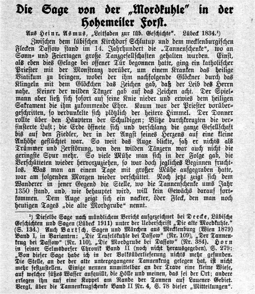 Mordkuhle hohemeile beschnitten