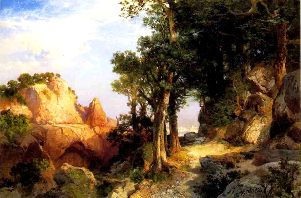 Moran Thomas On the Berry Trail Grand Canyon of Arizona