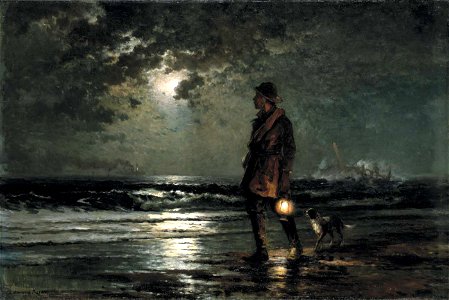 Edward Moran - Life Saving Patrol - 1925.12.3 - Smithsonian American Art Museum