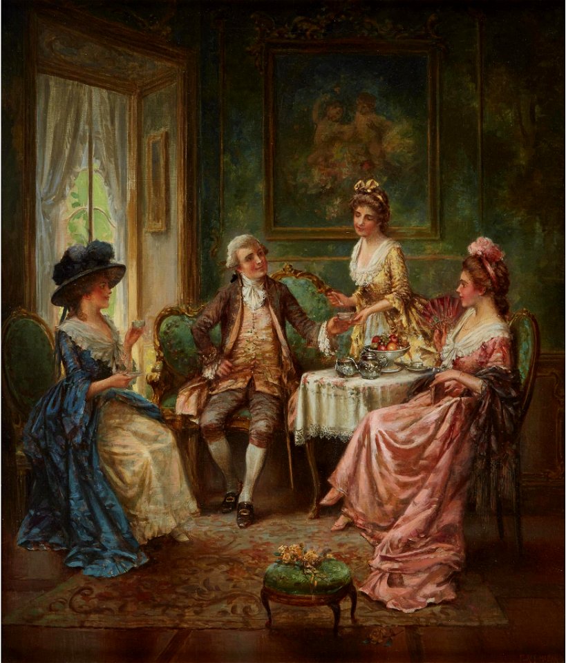 Tea Time by Edward Percy Moran