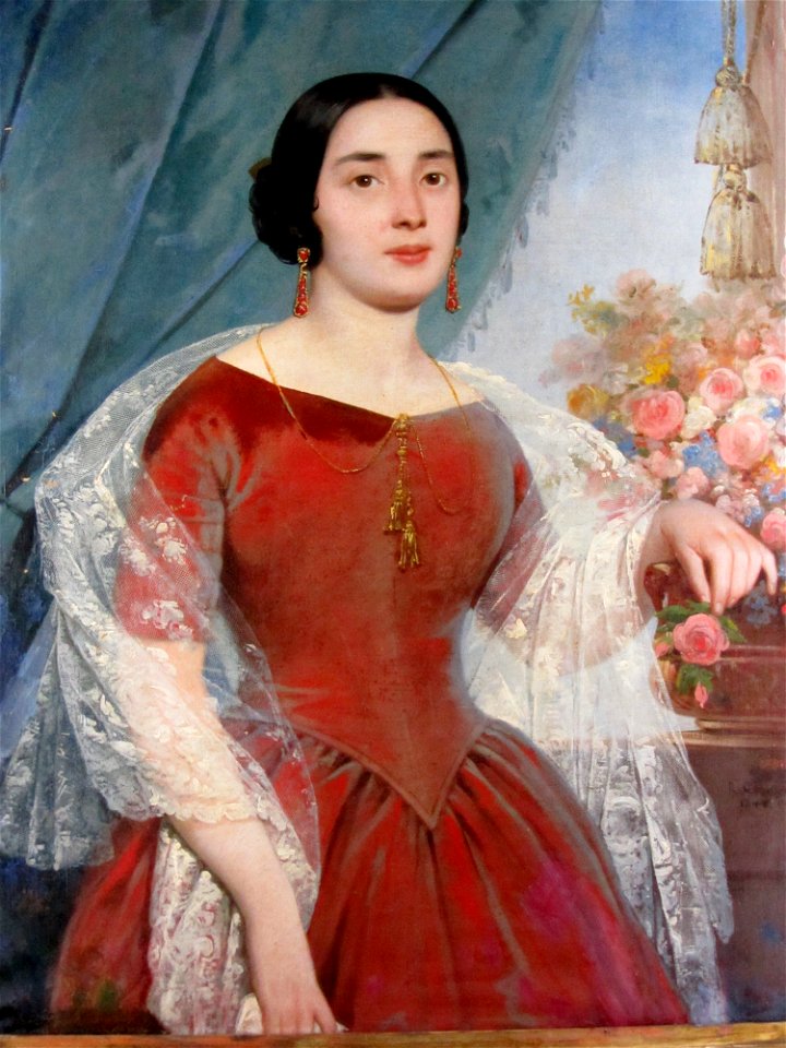 Monvoisin, Raymond - Luisa Recabarren de Foster -ost 112x81.5 CP f02