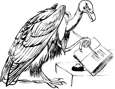 More Nonsense, Pictures, Rhymes, Botany, etc. (1872), The Visibly Vicious Vulture