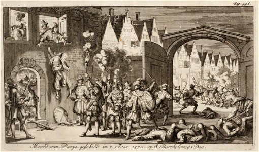 Moord van Parys, geschied in t iaar 1572 op S. Bartholomeus dag, objectnr A 42064