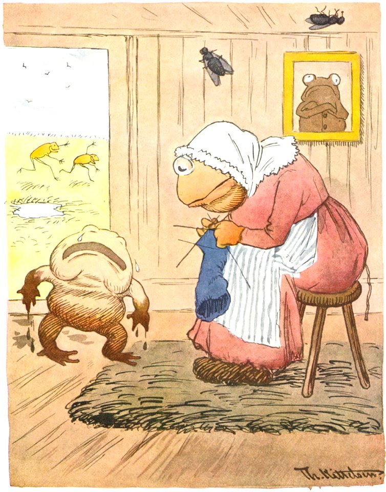 Mor mor det gjoer saa vondt aa loepe - Grandmother it hurts - 1894