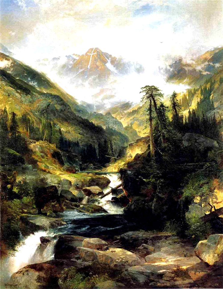 Thomas Moran - Mountain of the Holy Cross, 1875