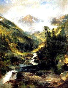 Thomas Moran - Mountain of the Holy Cross, 1875
